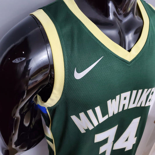 Camisa NBA Milwalkee Bucks #34 Antetokounmpo - Fruit Green
