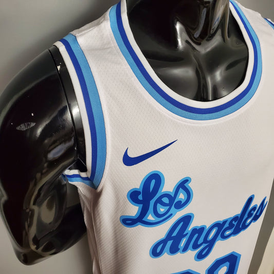 Camisa NBA Lakers #39 Howard Retro Night White - 23/24