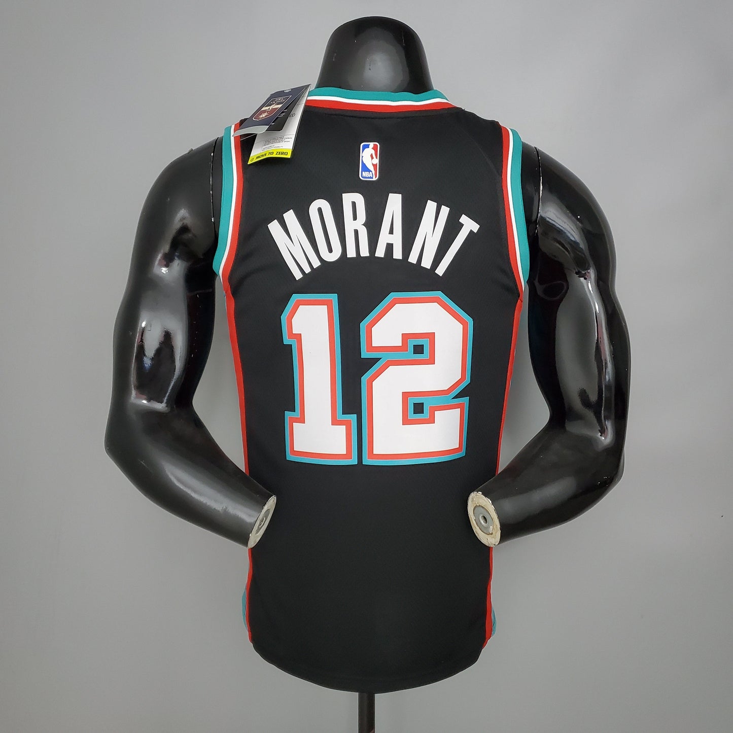 Camisa NBA Memphis Grizzlies #12 Morant - Retro Black
