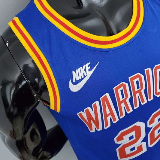Camisa NBA Golden State Warriors #22 Wiggins - Retro Blue
