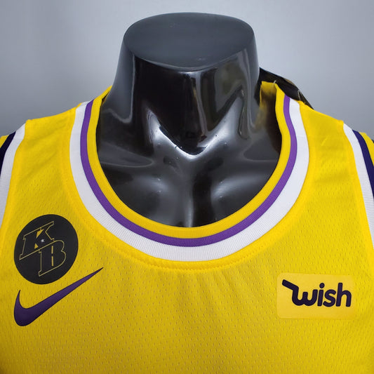 Camisa NBA Lakers #24 Bryant Commemorative Yellow - 23/24