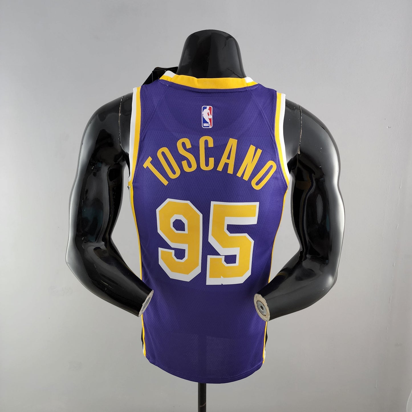 Camisa NBA Lakers #95 Toscano Roxa 75° Aniversário - 23/24