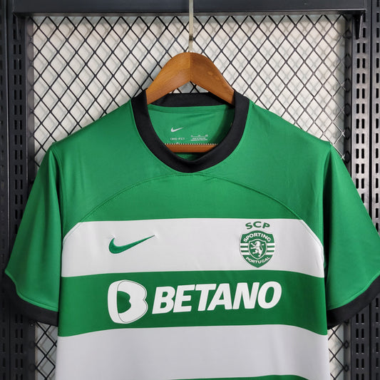 Camisa Sporting Home 23/24 - Nike Torcedor Masculina