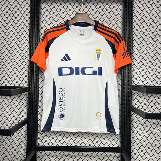Camisa Real Oviedo Away 24/25 - Adidas Torcedor Masculina