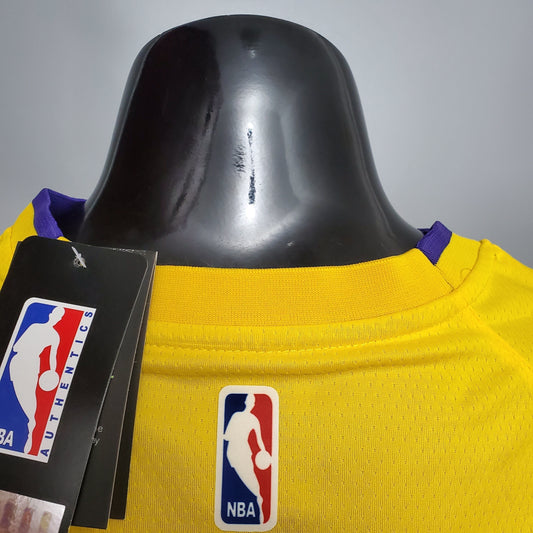 Camisa NBA Lakers #24 Bryant V-neck City Yellow - 23/24
