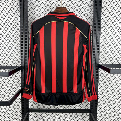 Camisa Milan Titular 06/07 - Versão Retro Manga Comprida