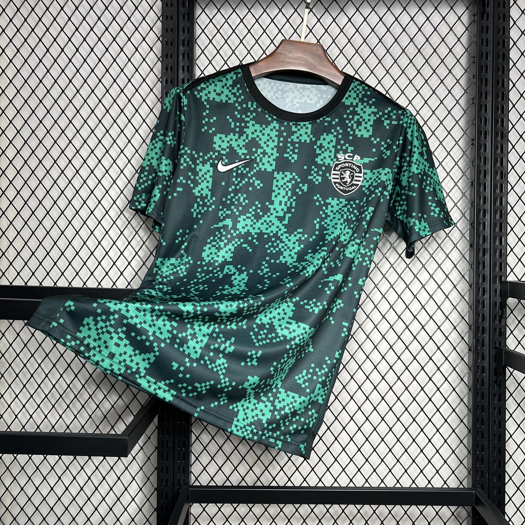 Camisa Sporting Pré-Jogo 24/25 - Nike Torcedor Masculina