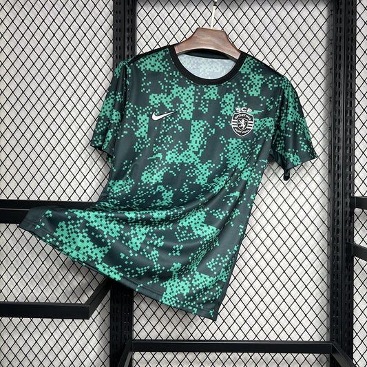 Camisa Sporting Pré-Jogo 24/25 - Nike Torcedor Masculina