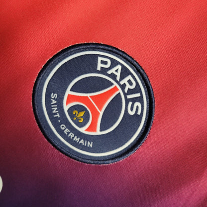 Camisa PSG Treino Vermelha e Azul 23/24