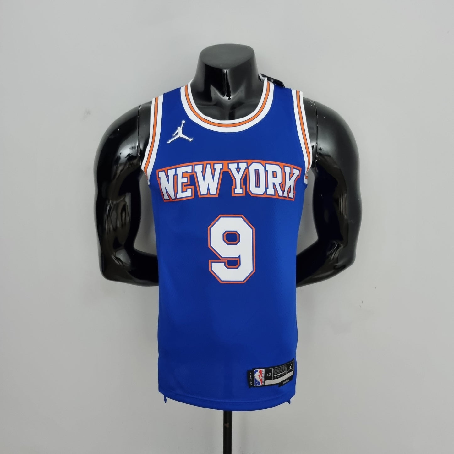 Camisa NBA NY Knicks #9 Barret - 75° Aniversário Limited Blue