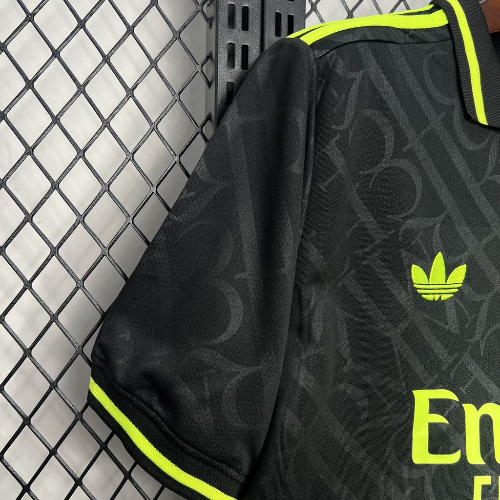 Camisa Real Madrid Black And Neon Unique 24/25 - Adidas Torcedor Masculina