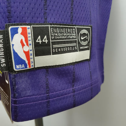 Camisa NBA Lakers #0 Young Purple Stripe - 23/24