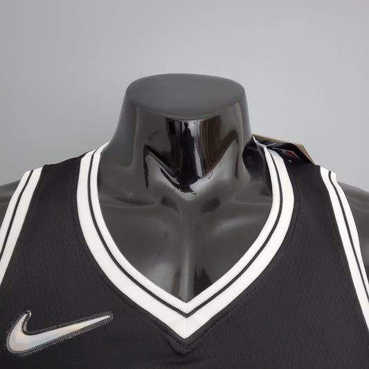 Camisa NBA Brooklyn Nets #11 Irving - 75° Aniversário Black