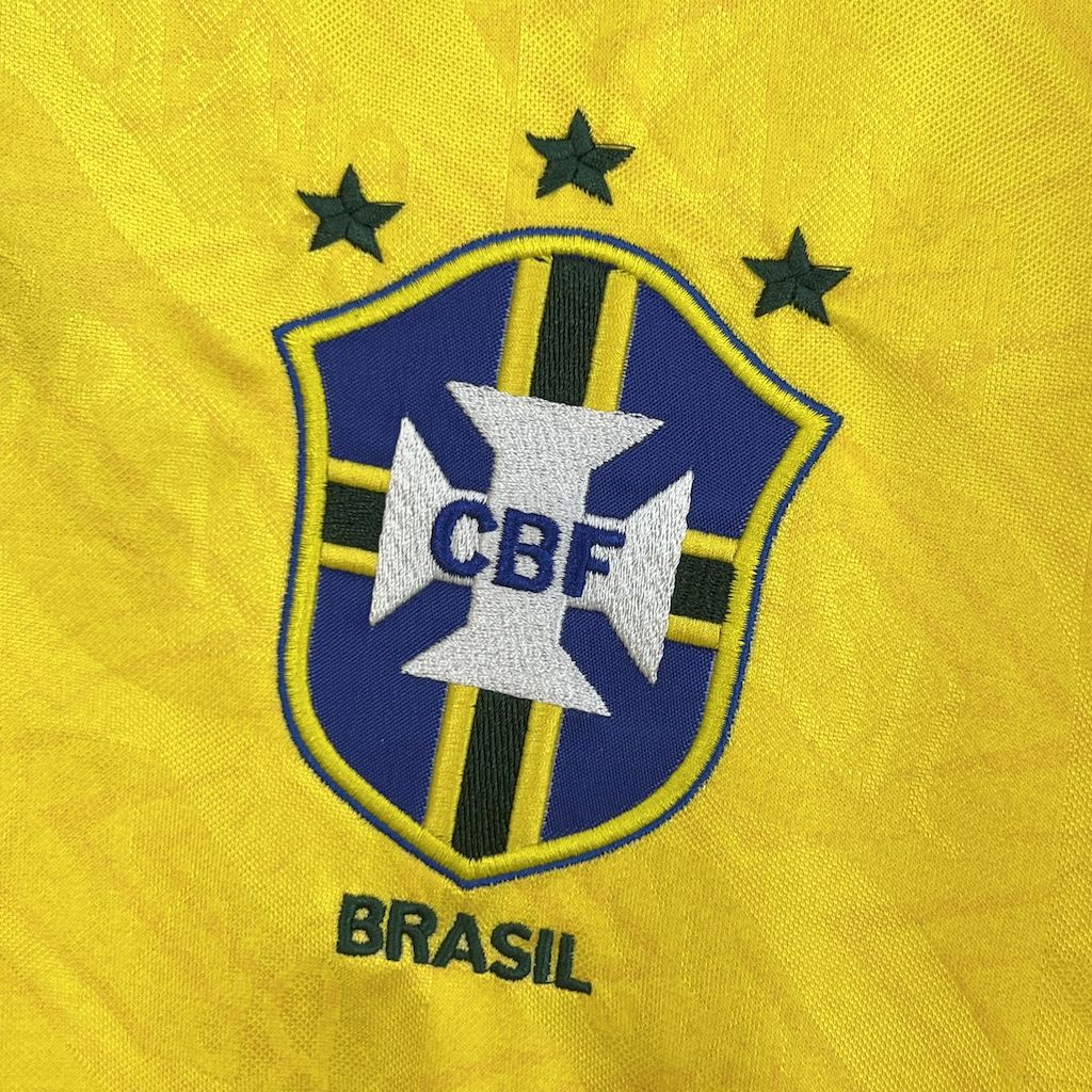 Camisa Brasil Titular 91/92 - Versão Retro
