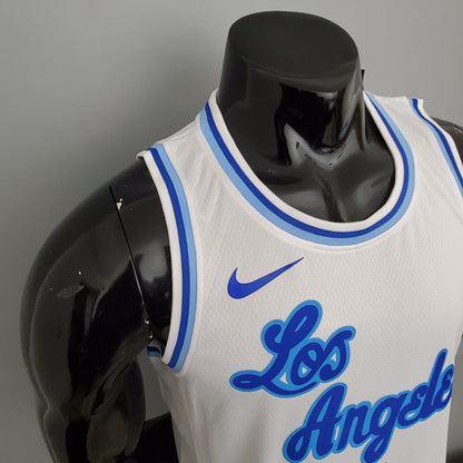 Camisa NBA Lakers #6 James Latin Night White - 23/24