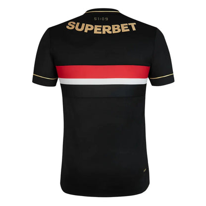 Camisa São Paulo III 25/26 - Torcedor Masculina - Preta e Dourado