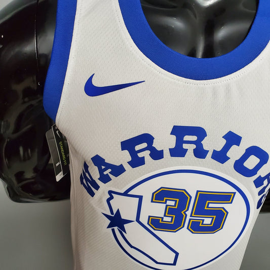 Camisa NBA Golden State Warriors #35 Durant - Retro White