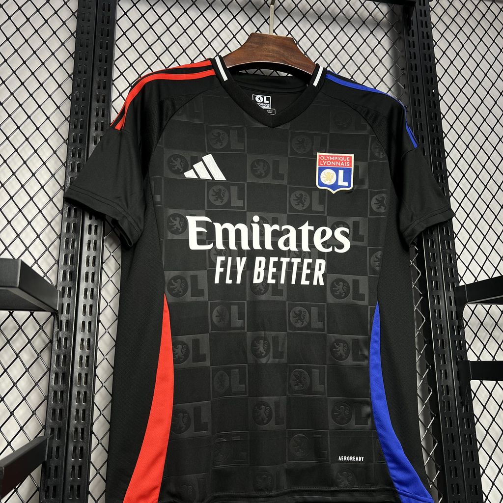 Camisa Lyon Away 24/25 - Adidas Torcedor Masculina