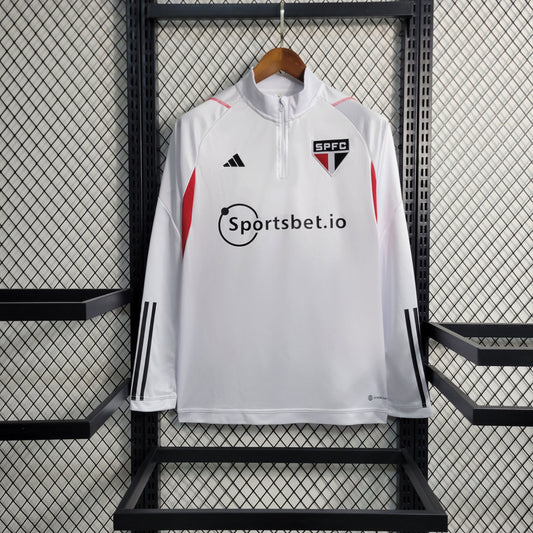 Jaqueta Corta Vento São Paulo Branca 23/24