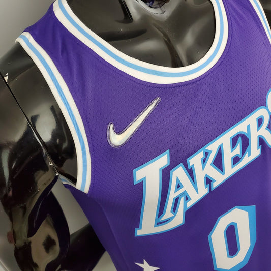 Camisa NBA Lakers #0 Westbrook City Edition Purple - 23/24