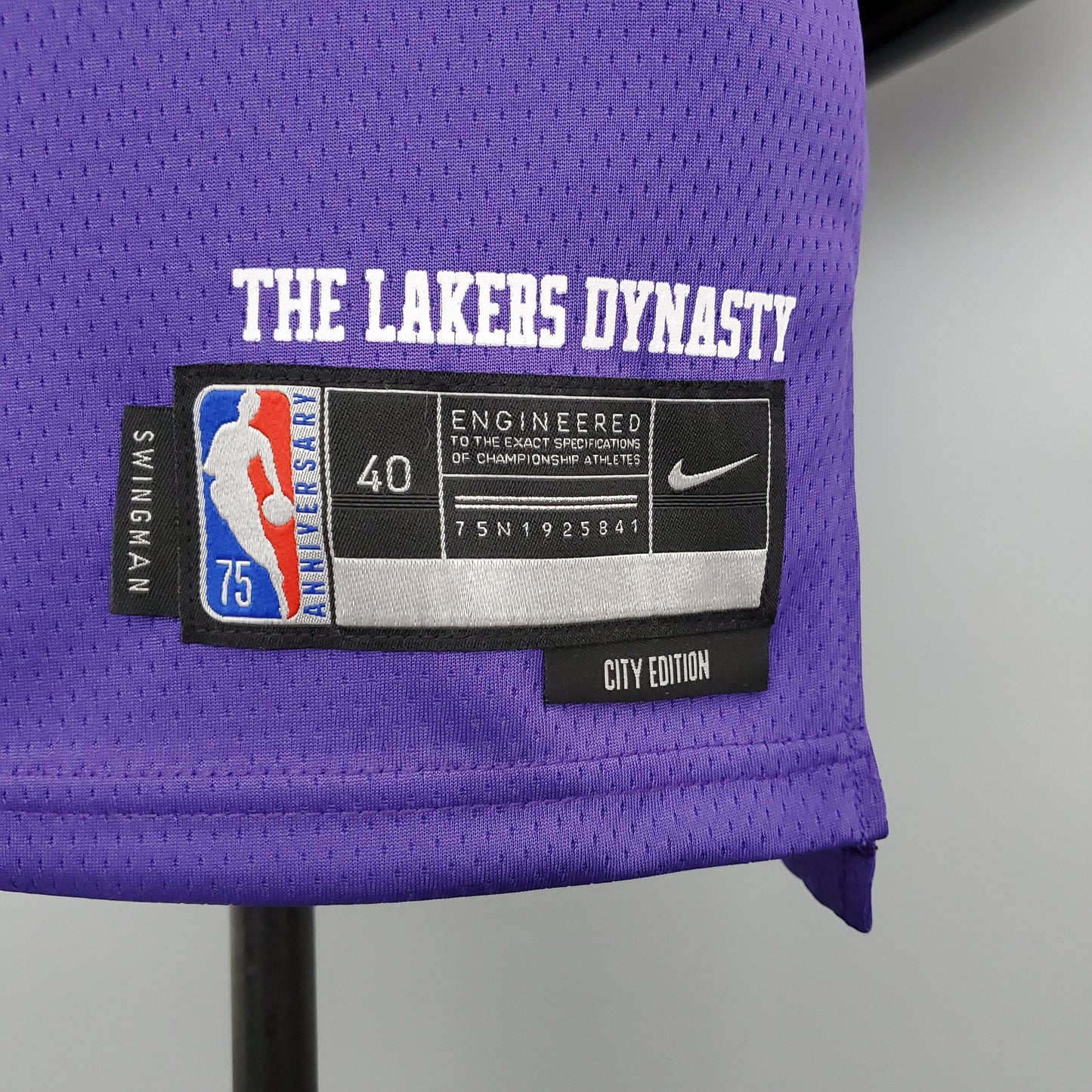 Camisa NBA Lakers #23 James City Edition Purple - 23/24