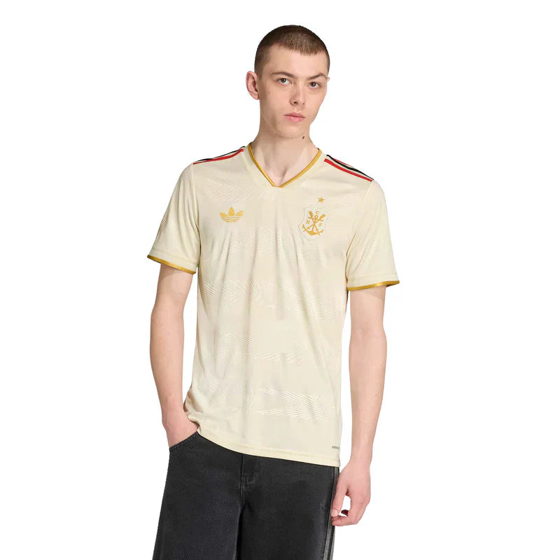 Camisa Flamengo III 2025/26 - Versão Torcedor Masculina - Bege
