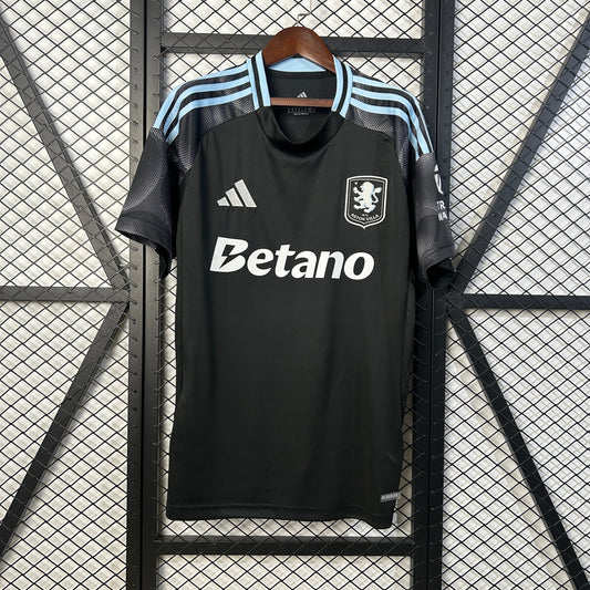 Camisa Aston Villa Away 25/26 Castore Torcedor Masculina - Lançamento