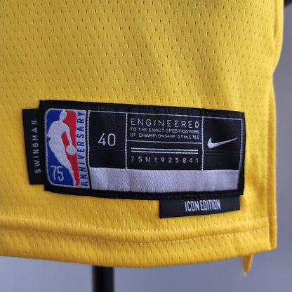 Camisa NBA Lakers #95 Toscano Amarela 75° Aniversário  - 23/24