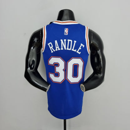 Camisa NBA NY Knicks #30 Randle - 75° Aniversário Limited Blue
