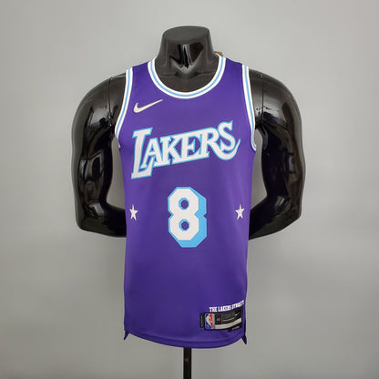 Camisa NBA Lakers #8 Bryant City Edition Purple - 23/24