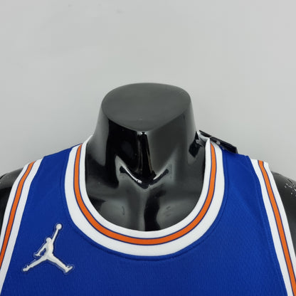 Camisa NBA NY Knicks #9 Barret - 75° Aniversário Limited Blue