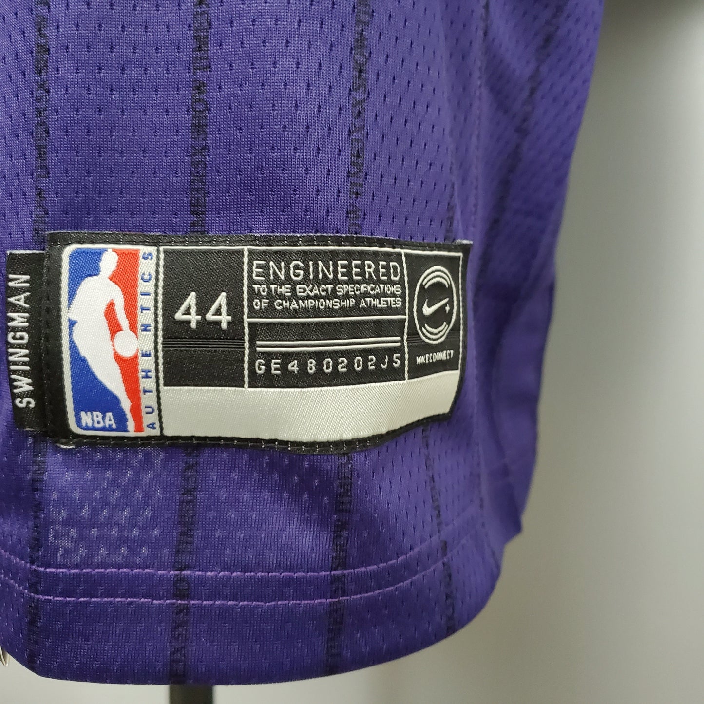 Camisa NBA Lakers #23 James Purple Stripe - 23/24