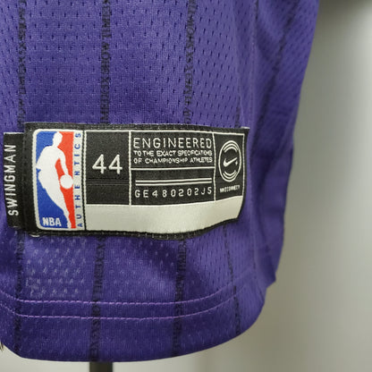 Camisa NBA Lakers #23 James Purple Stripe - 23/24