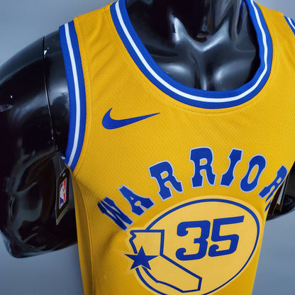 Camisa NBA Golden State Warriors #35 Durant - Retro Yellow