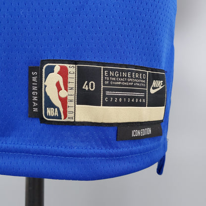 Camisa NBA Golden State Warriors #30 Curry - Retro Blue