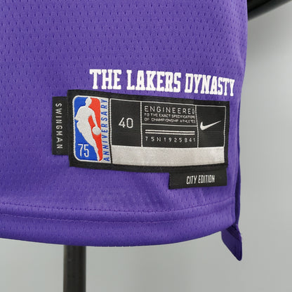 Camisa NBA Lakers #8 Bryant City Edition Purple - 23/24