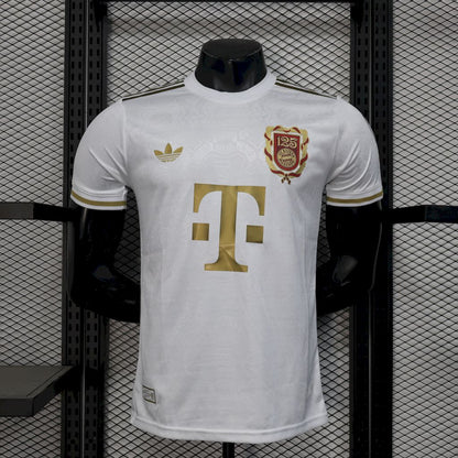 Camisa Bayern De Munique 125 Anos-Branca 24/25 - Versão Jogador