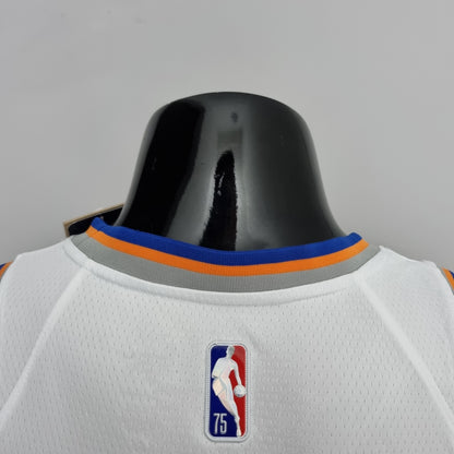 Camisa NBA NY Knicks #9 Barret - 75° Aniversário White
